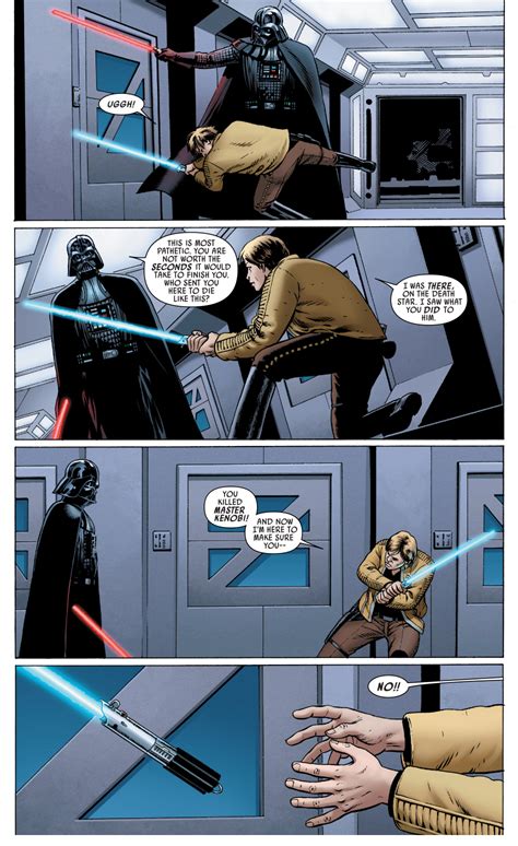 Darth Vader Recognizes His Old Lightsaber Comicnewbies