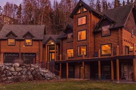 dream house alaskan luxury log cabin   suburban men