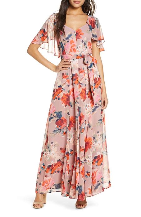floral print maxi dresses for summer wedding guest season