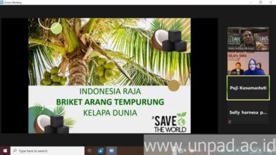 briket tempurung kelapa indonesia merajai pasar ekspor universitas padjadjaran