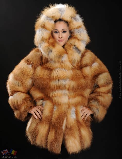 Ariana Grande Fur Fake Fox By Elisabetam On Deviantart