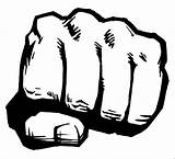 Fist Clipart Punch Clip Faust Cliparts Icon Logo Outline Hulk Mma Throw Taught Never First Blanco Punching Negro Logos Library sketch template