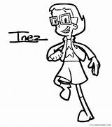 Coloring4free Cyberchase Inez sketch template