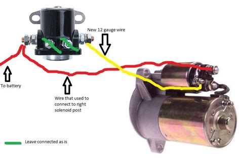 correct mini starter wiring ford truck enthusiasts forums