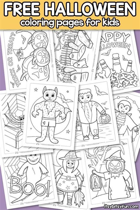 halloween coloring pages  kids  halloween coloring pages
