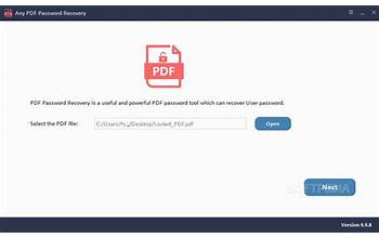 Any PDF Password Remover screenshot #0