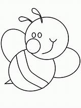 Bee Bumble Printable Template Coloring Popular sketch template