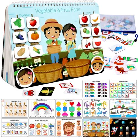 buy busy book  kids montessori autism sensory educational toys