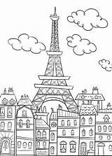 Torre Eiffel Desenho Tudodesenhos sketch template