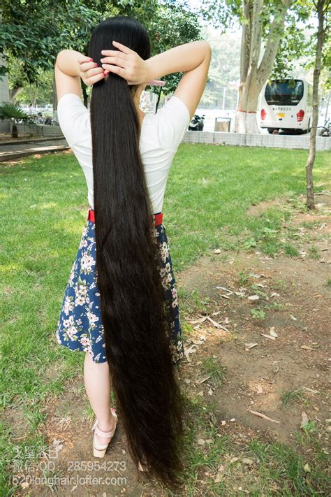 戈壁落日 on twitter china very very long hair hairjob…