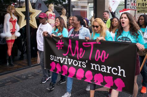 hollywood metoo march helps give legs to movement in wake of latest sexual assault allegations