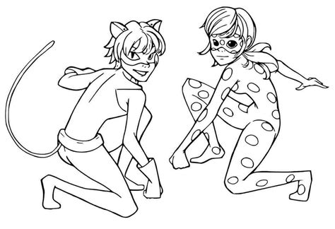 printable miraculous ladybug coloring pages
