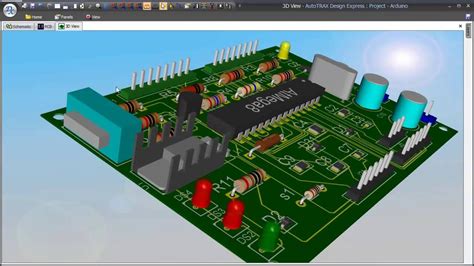 schematic simulation pcb design  solid modeling   autotrax dex pcb designer youtube