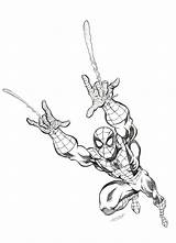 Spiderman Coloring Lostonwallace Boy Pages Loston Boys sketch template