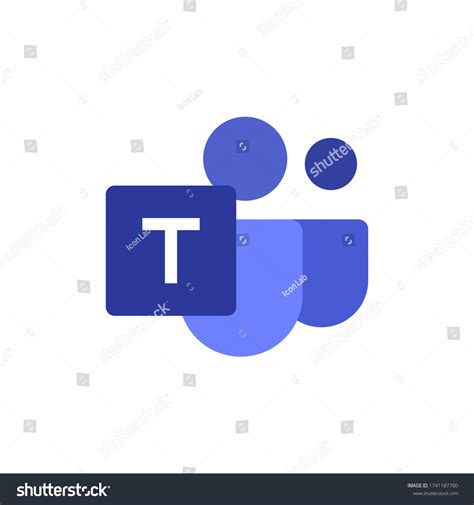 microsoft teams logo images stock   objects vectors