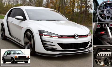volkswagen golf design vision gti costs a staggering £3 4m daily mail