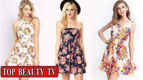top floral dress short floral dresses for women youtube