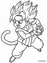 Goku Saiyan Ssj4 Kamehameha Cool2bkids Broly Ausdrucken Dbz Coloringhome Thug Dibujo Malvorlagen sketch template