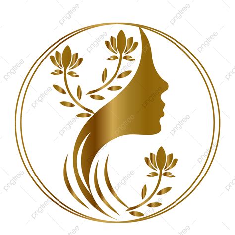 beauty salon logo vector png images beauty logo skin care salon logo health logo png image