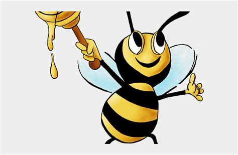 Pollination Clipart Water Queen Bee Cartoon Honey