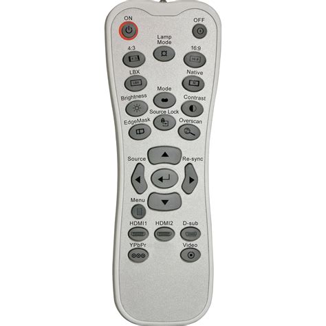 optoma technology replacement remote control br  bh photo