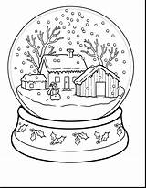 Winter Coloring Pages Landscape Printable Snow Getcolorings Affordable Scene sketch template