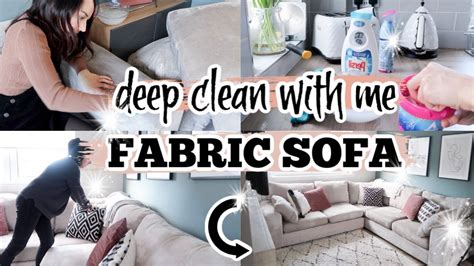 clean  fabric sofa sofa cleaning routine  youtube