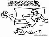 Coloring Pages Soccer Printable Kids Ball Library Clipart Popular sketch template