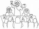 Supper Disciples Getdrawings Coloringsun sketch template