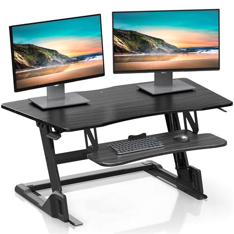 fenge stand  desk converter   height adjustable standing desk stand  riser home office