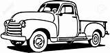 Truck Chevy sketch template