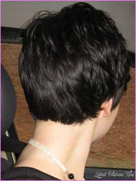 Long Pixie Haircut Back View