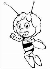 Biene Bee Colouring Maja sketch template