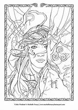 Celtic Wisdom Fantasy Deity Goddesses Asd9 sketch template
