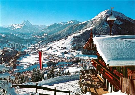 ak ansichtskarte kirchberg tirol winterpanorama alpen blick vom filzerhof gegen rettenstein