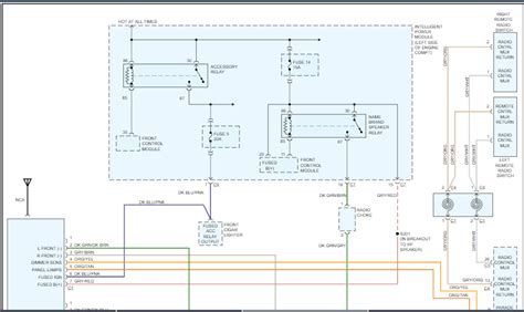 chrysler town  country radio wiring diagrams