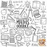 Maths Matematicas Doodles Mathe Deckblatt Matemáticas sketch template