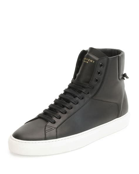 givenchy urban street high top sneakers  black  men lyst