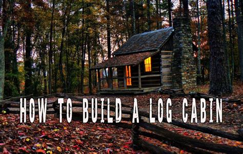 build  log cabin preppers