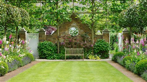 formal garden  classic english lawn  room edit country garden design english garden
