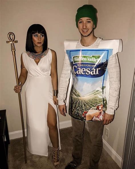 Cleopatra And Caesar Funny Couple Costume Idea Chistes