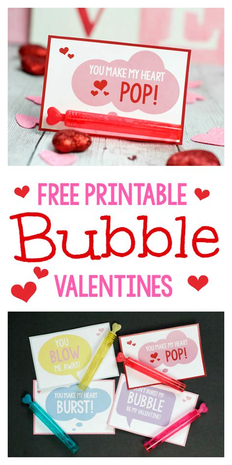 bubble valentines fun squared