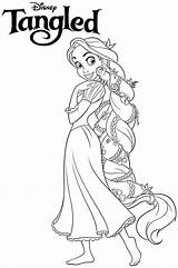 Princess Disney Coloring Pages Rapunzel Choose Board Print sketch template