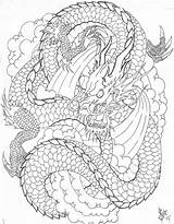 Dragon Tattoo Japanese Designs Tattoos Yakuza Chinese Stencil Drawing Japan Line Traditional Deviantart Drawings Zentrader Print Koi Arm Getdrawings Archive sketch template