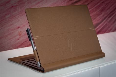 hp spectre folio   leather clad laptop  luxurious pcworld