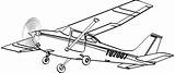 Cessna 172 Drawing Clipart Airplane Sketch Cartoon Aircraft Skylane Drawings Plane Silhouette Clipground Paintingvalley Getdrawings Save sketch template