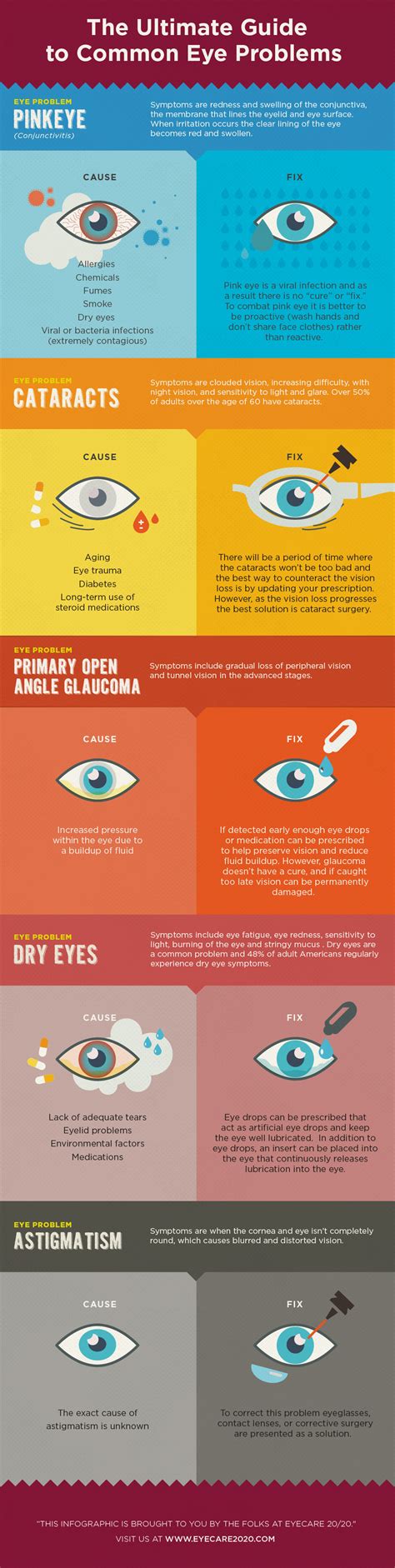 The Ultimate Guide To Common Eye Problems Infographic Riset