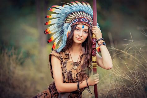Native American Girl Wallpaper