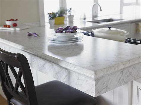 formica laminate  carrara bianco marble countertops kitchen