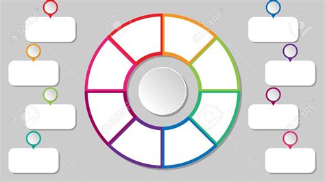 image   colorful wheel  speech bubbles